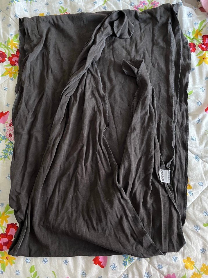 Gri Ergonomik %100 Pamuk Bebek Sling - Görsel 3