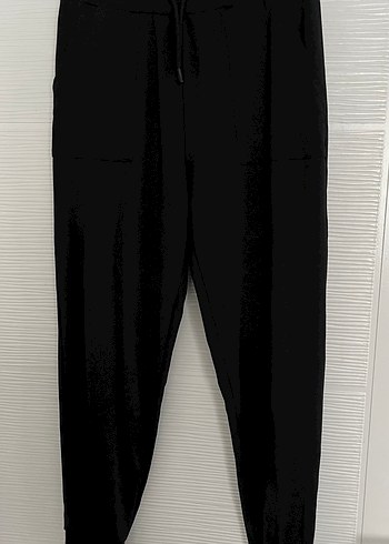 Siyah koton eşofman altı - Görsel 3