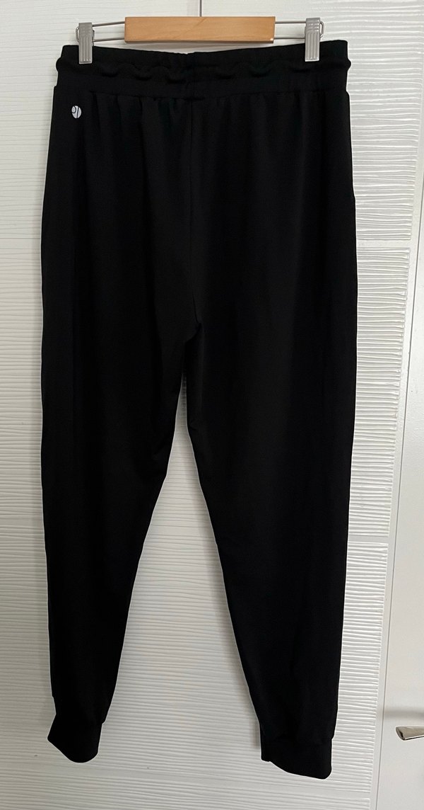 Siyah koton eşofman altı - Görsel 4