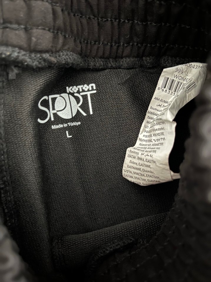 Koton Siyah Kadın Eşofman Altı - Görsel 4