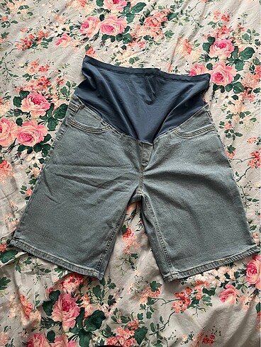xl Beden mavi Renk LC Waikiki hamile jean şort