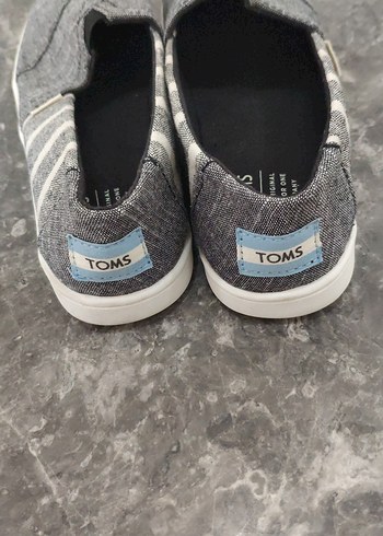 Gri Denim Erkek Çocuk Toms Ayakkabı - Görsel 4