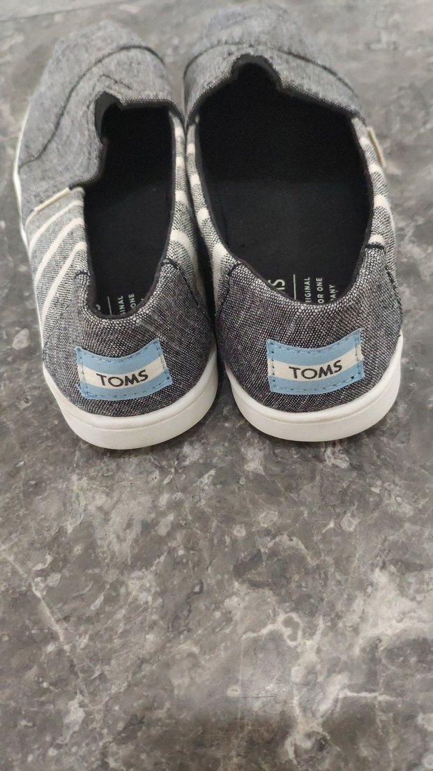 Gri Denim Erkek Çocuk Toms Ayakkabı - Görsel 4