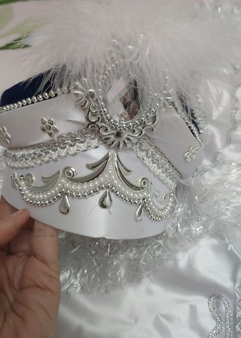 sünnet kıyafeti 1-2yas aralığı  Nakışlı Beyaz Pamuklu gömlek - Görsel 9