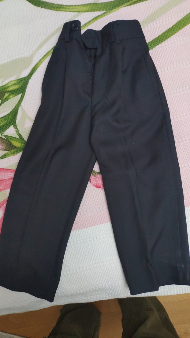 sünnet kıyafeti 1-2yas aralığı  Nakışlı Beyaz Pamuklu gömlek - Görsel 5