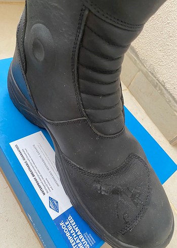 Siyah Erkek Biker Bot - Görsel 4