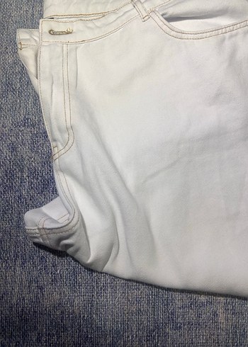 Beyaz Salaş  Denim Kadın Jean - Görsel 3