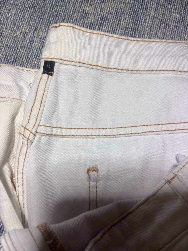 Beyaz Salaş  Denim Kadın Jean - Görsel 2