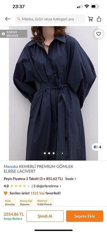 l Beden Sıfır elbise