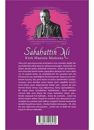  KÜRK MANTOLU MADONNA - SABAHATTİN ALİ ROMANI