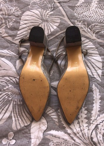 Diğer gümüs Stiletto Topuklu Kadın Abiye Ayakkabı