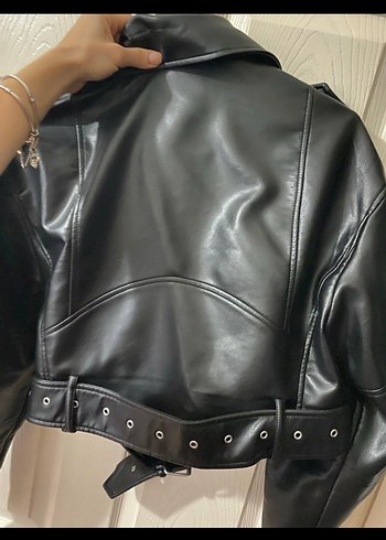 Siyah Deri ceker - Görsel 8