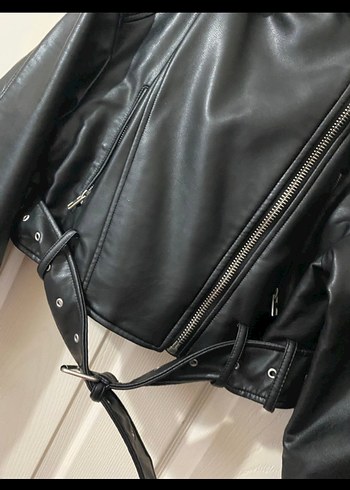 Siyah Deri ceker - Görsel 7