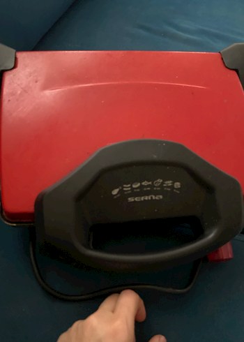 Kırmızı Elektrikli Tost Makinesi - Görsel 2