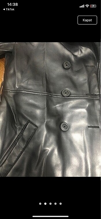 Diğer Deri blazer ceket