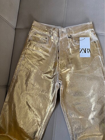Zara gold jean