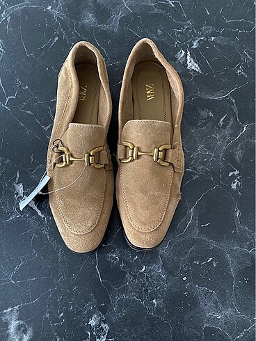 Zara Zara süet loafer