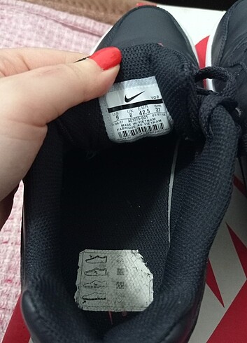 42 Beden siyah Renk Orijinal Nike Ebernon ayakkabı 