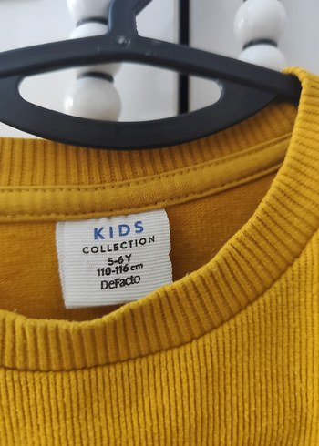 Erkek Çocuk Sarı Uzun Kollu Sweatshirt 5-6 yaş - Görsel 3