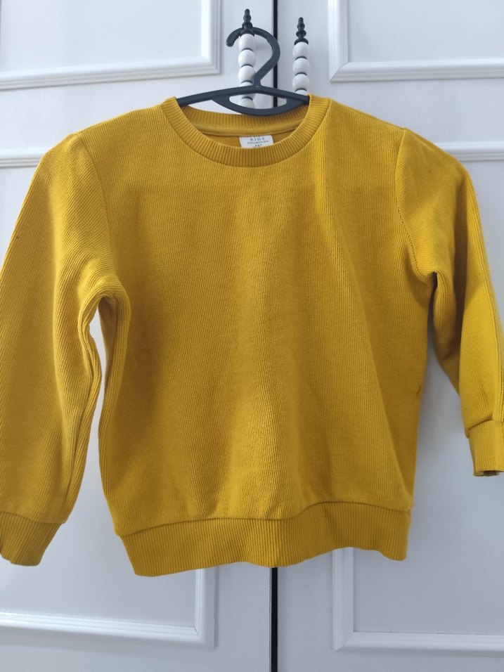 Erkek Çocuk Sarı Uzun Kollu Sweatshirt 5-6 yaş - Görsel 2