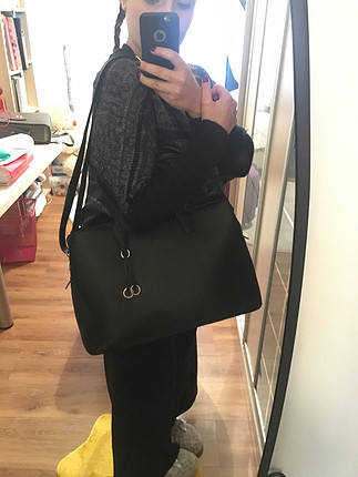 universal Beden siyah Renk Siyah kol çantası