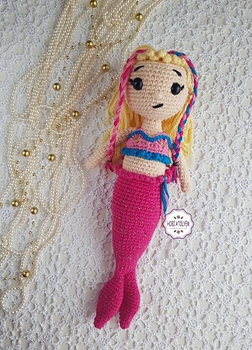  Beden Renk Amigurumi denizkızı