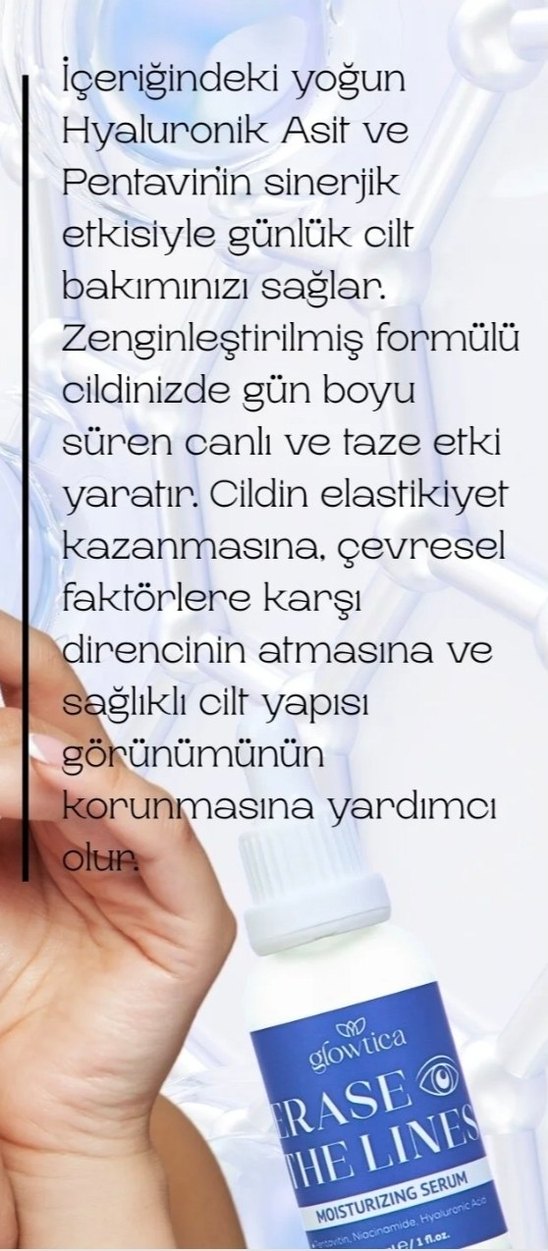 Glowtica Kırışıklık Karşıtı Nemlendirici Serum - Görsel 4
