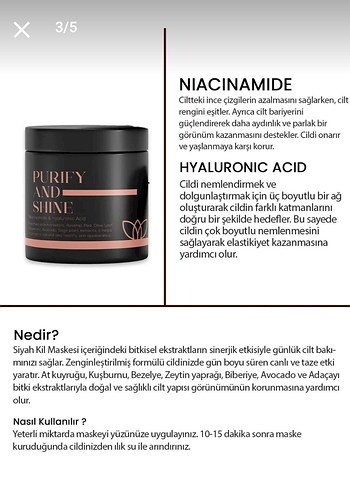 Glowtica Purify and Shine Siyah Kil Maskesi - Görsel 5