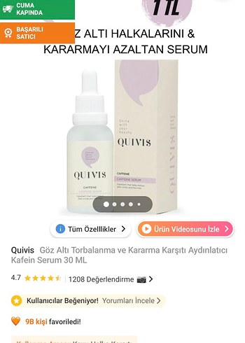 Quivis Kadınlar için Anti-Aging Serumu - Görsel 4