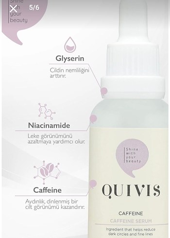 Quivis Kadınlar için Anti-Aging Serumu - Görsel 8