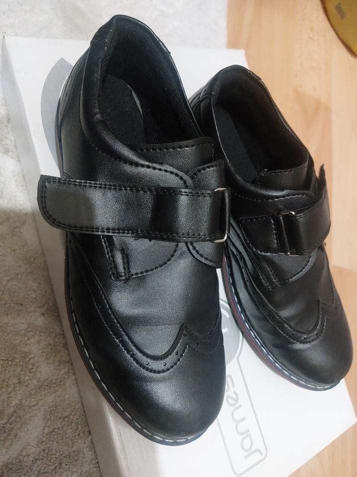 Çocuk Siyah Kemerli Özel Ayakkabı - Görsel 2