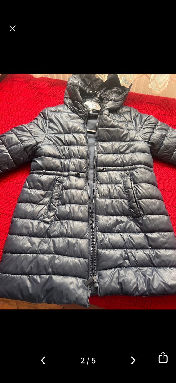 Zara 11 yaş lacivert kız mont - Görsel 3
