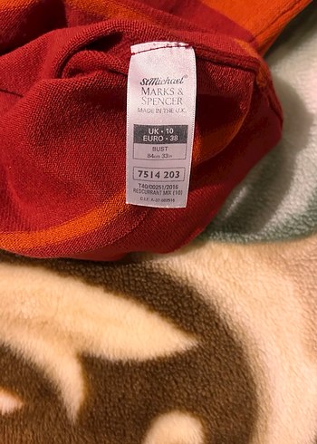 Kırmızı Uzun Kollu Triko Kadın Kazak - Görsel 5