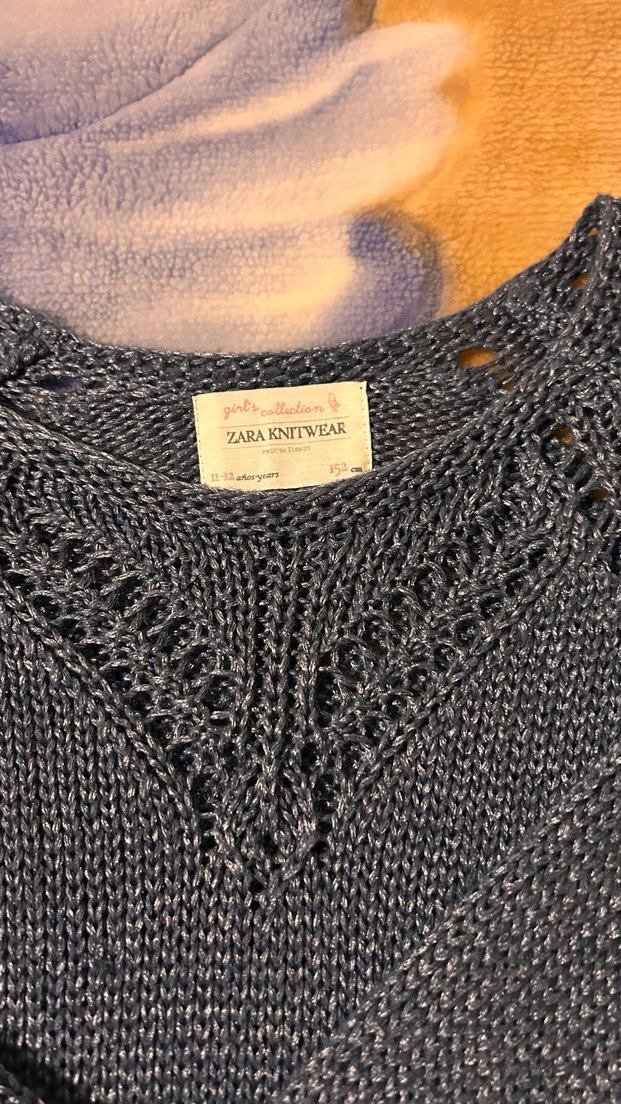 Gri Bohem Uzun Kollu Örgü Kadın Kazak - Görsel 2