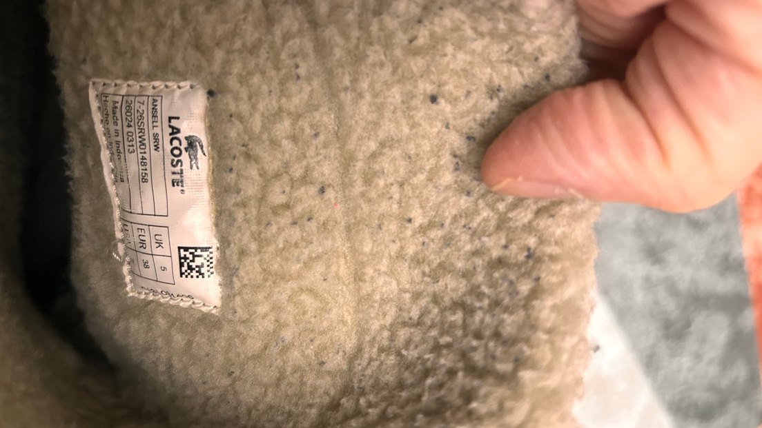 Lacoste 38 no çizme sorunsuz sayılı giyilmiştir - Görsel 2