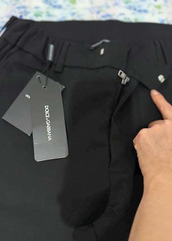 Siyah Erkek Kumaş Pantolon Midi Boy - Görsel 3