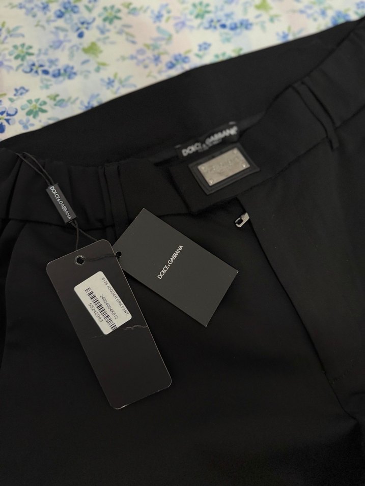 Siyah Erkek Kumaş Pantolon Midi Boy - Görsel 2