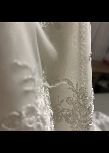 Dantel İşlemeli Kollu Demonte Gelinlik Semih Doğruer tasarımı - Görsel 9