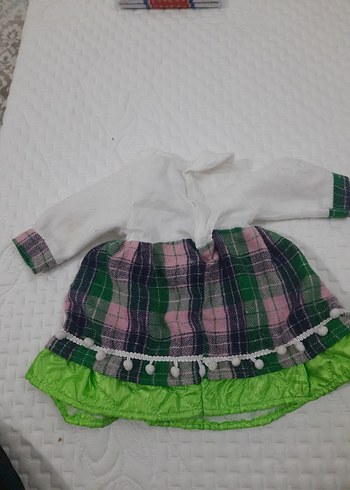 oyuncak bebek  Renkli Bohem Elbise - Görsel 6