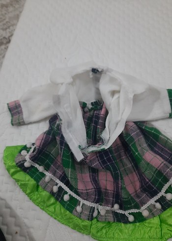 oyuncak bebek  Renkli Bohem Elbise - Görsel 3