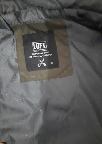 haki Kapüşonlu ince mont - Görsel 6