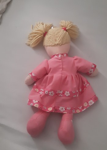 Beden Renk Sarı Saçlı bez Bebek Oyuncak