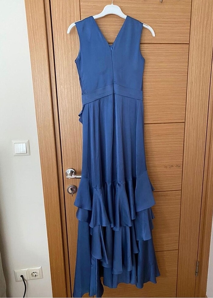 İndigo Rengi Abiye - Görsel 3