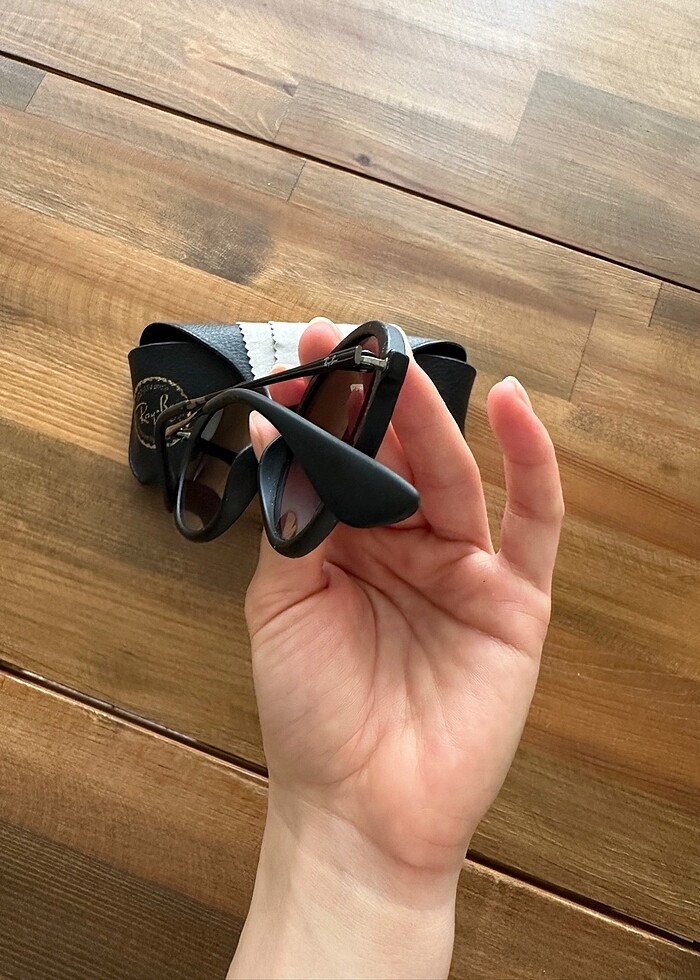 Ray Ban Siyah Güneş Gözlüğü - Görsel 4