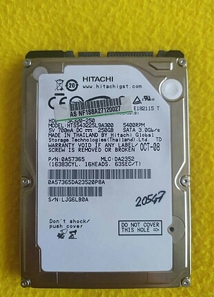 Hitachi 250 Gb Hard disk 