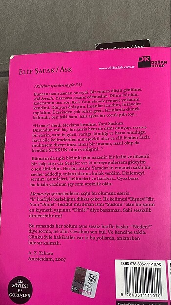  Beden Elif Şafak Aşk