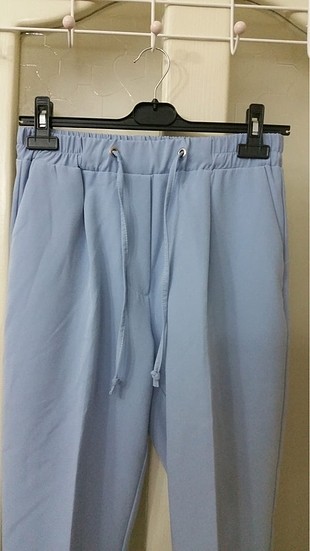 Tasarımcı Mavi pantalon 