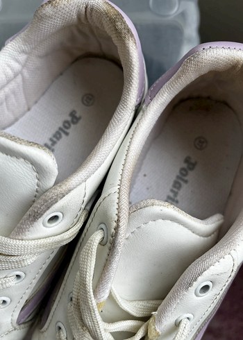 Beyaz Minimalist Kadın Sneakers - Görsel 3