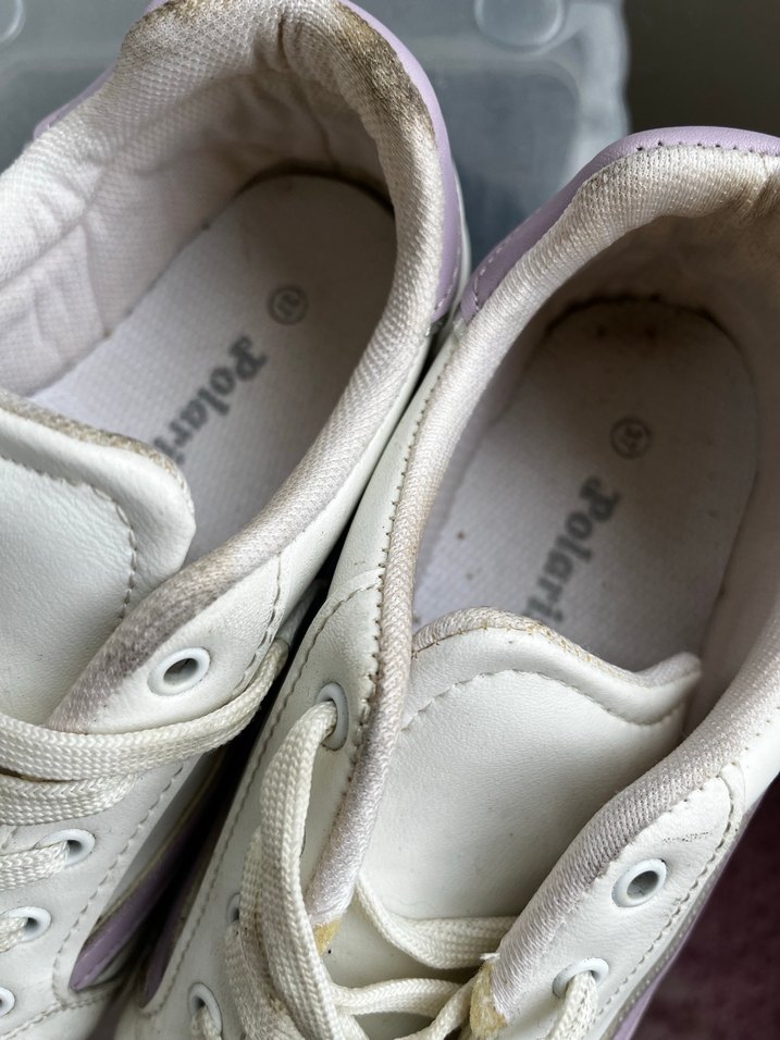 Beyaz Minimalist Kadın Sneakers - Görsel 3