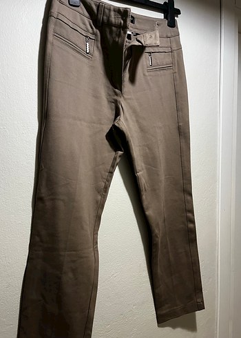 Bej Kadın Kumaş Pantolon - Görsel 2